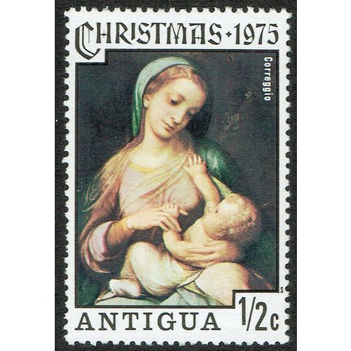Antigua 1975 Christmas ½c Multicoloured SG457 UM