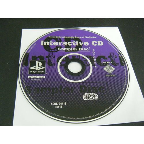 PlayStation Interactive Sampler Vol. 4 (Sony PlayStation 1) - Disc Only!!!