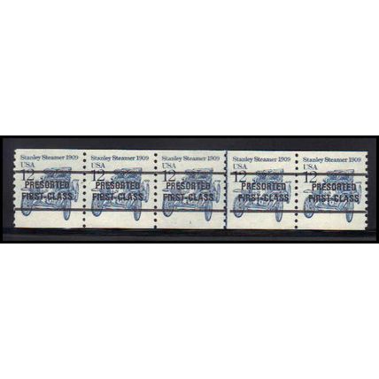 2132a 12c Stanley Steamer Very Fine MNH Dry Gum PNC 1/5 Line Gap X2033