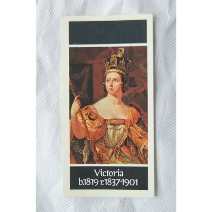 1977 Craven Black Cat Kings & Queens of England No. 45 Victoria
