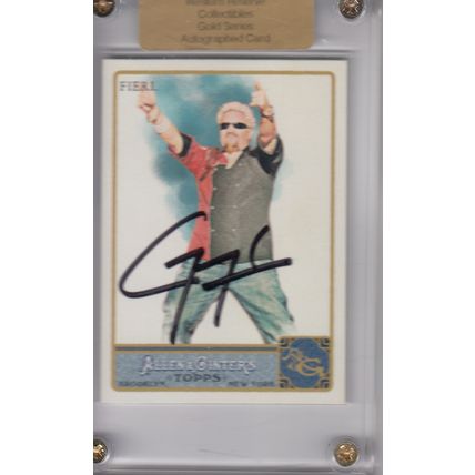 GUY FIERI AUTOGRAPHED 2011 WESTERN RESERVE WORLD CHAMPION TV FOOD NETWORK STAR