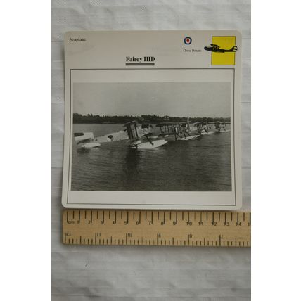 Fairey IIID - GB - Seaplane - Collectors Club Card