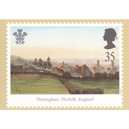 Dersingham Norfolk Limited Edition Royal Mail Postcard