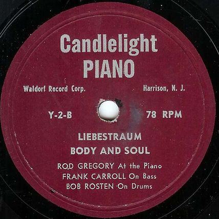 1950's Waldorf 78 #Y-2 "Blue Room" Piano - 5 tracks!