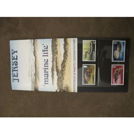 1973 Jersey Mint stamps presentation pack - Marine Life / Nature