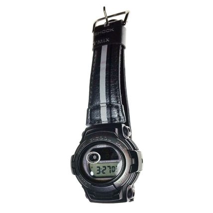 NEW Rare Casio G-Cool G-Shock G-Mix Digital Gray Leather Watch GT 003 Wristwatch