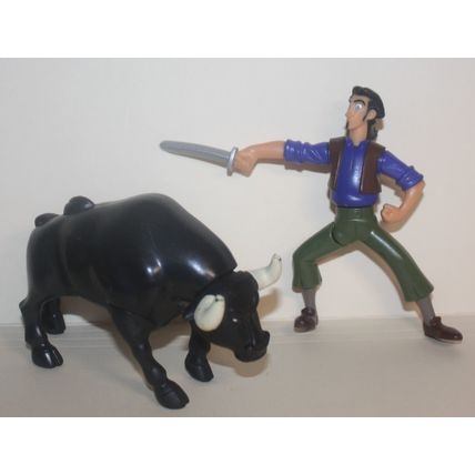 2000 Burger King The Road to El Dorado Tulio & Bull Figures