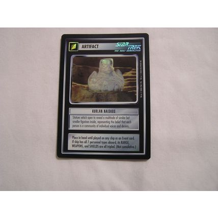 Kurlan Naiskos 2000 Decipher Star Trek CCG RELECTIONS FOIL VERY RARE FOIL