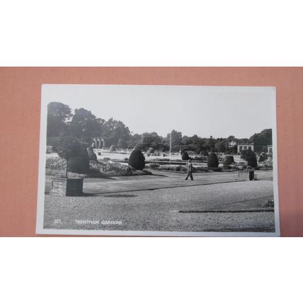 Shaws Real Photo Postcard - Trentham Gardens, Stoke on Trent - Staffordshire