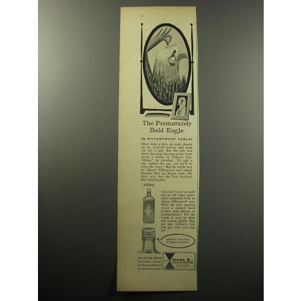 1957 Alcoa Pilferproof Closure Ad - The prematurely bald eagle