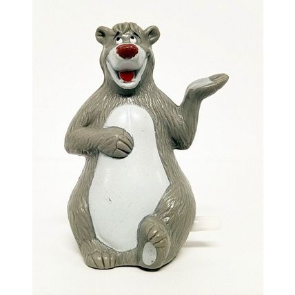 Disney's Jungle Book Baloo Vintage 3" McDonald's Wind-Up Toy 1989