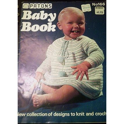 Pattons Baby Book patterns to knit or crochet vintage