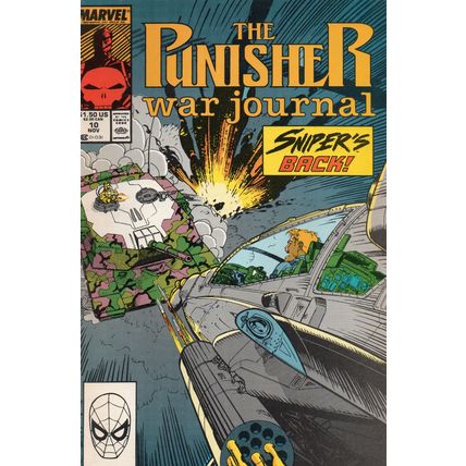 PUNISHER: WAR JOURNAL#10 - MARVEL COMICS (1989)