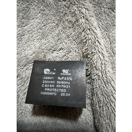 CBB61 250V 4/5/6/8/10/15/20/25/40 UF Fan Motor RUN Capacitor 2 PINS 250VAC