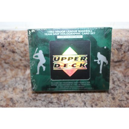 1992 upper deck team mvp holographic 54-card set 1 of 216,000 sets