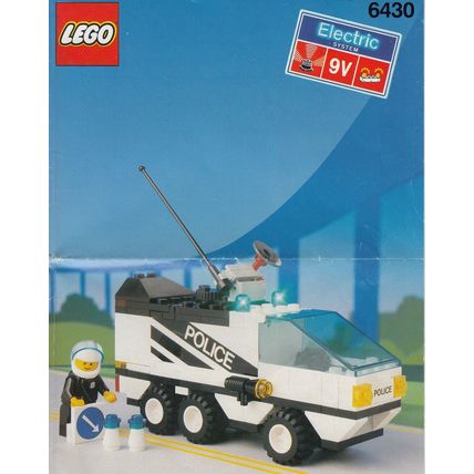 Lego 6430 Ville voiture de police avec plan 100 % Complet