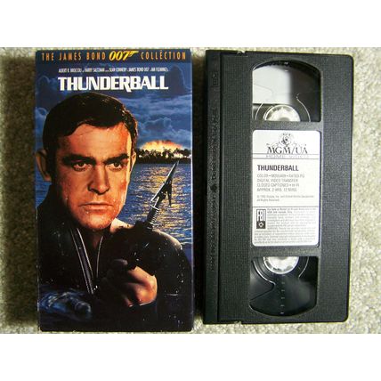 Thunderball VHS Cassette - James Bond 007