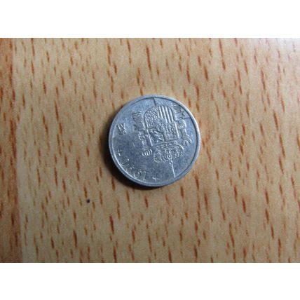 Spain 1990 Juan Carlos 1 Peseta Coin