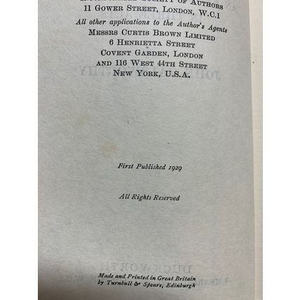 1929 1ST EDITION JOHN GALSWORTHY "EXILED" DRAMA PLAY COMEDY HARDBACK BOOK (P2)
