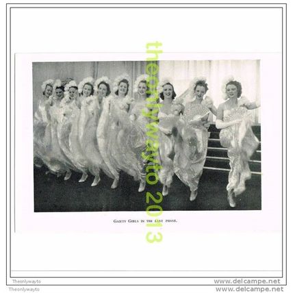 GAIETY GIRLS IN THE LAST PHASE.. GAIETY THEATRE OF ENCHANTMENT, 1949