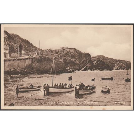 The Harbour, Combe Martin, Devon, c.1955 - Frith's Postcard