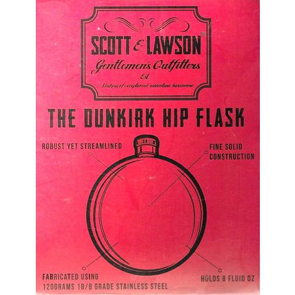 Scott & Lawson Dunkirk Hip Flask