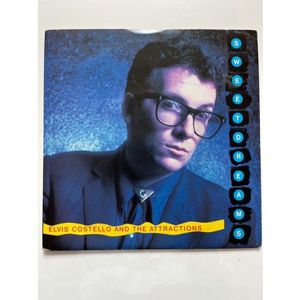 ELVIS COSTELLO & THE ATTRACTIONS - SWEET DREMS (UK 7" VINYL SINGLE, 1981)