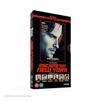 Escape From New York Limited Slipcase Edition VHS Limited to 1000 Prerelease