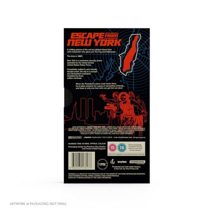 Escape From New York Limited Slipcase Edition VHS Limited to 1000 Prerelease