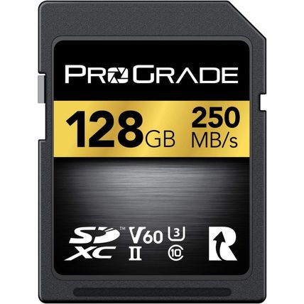 SD UHS-II 128GB Card V60 –Up to 130Mb/S Write Speed and 250 Mb/S Read Speed | fo