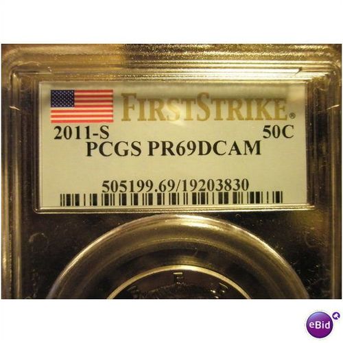 2011 S PCGS PR69DCAM Kennedy Half First Strike (F SHIP)