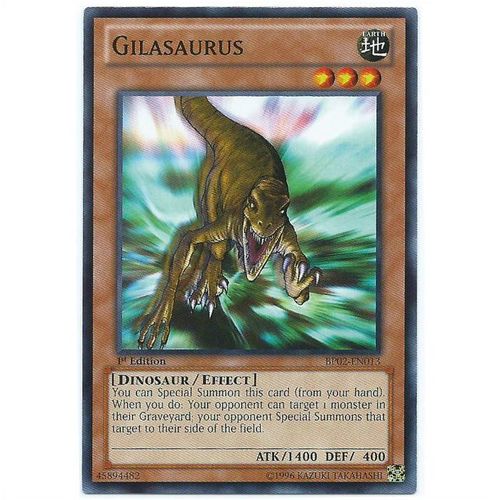 YuGiOh War of the Giants - BP02-EN013 - Gilasaurus - 1st Edition