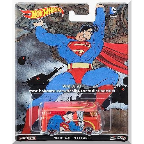 Hot Wheels - Volkswagen T1 Panel: 2016 Pop Culture Series *Superman / Red*
