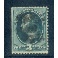 Used 158 3c George Washington Just Clears M00210