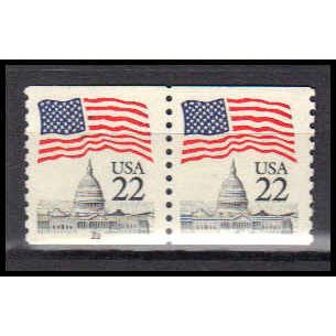 2115a 22c U.S. Flag Very Fine MNH CNP Left 22 PA0621