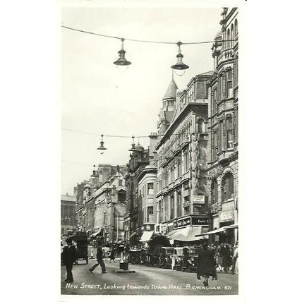 Warwickshire BIRMINGHAM New Street Postcard (RA 621)