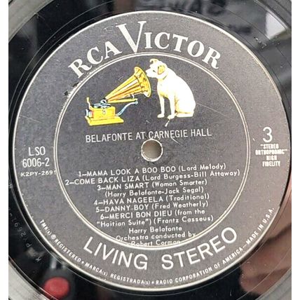 HARRY BELAFONTE At Carnegie Hall 1959 The Complete Concert LP Vinyl Record