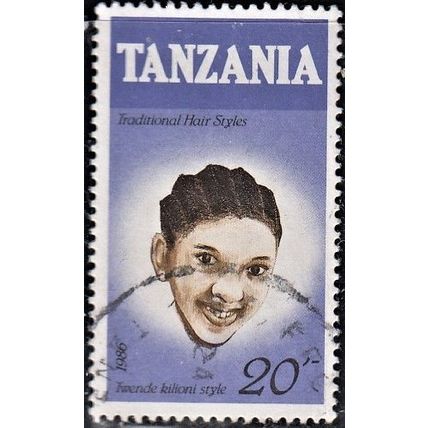 TANZANIA, 1987 20sh Hair Styles, SG 515 (Scott #349), fine used