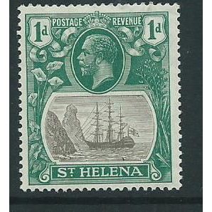 st.helena stamps george v sg98 sg 98 hm