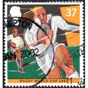 1991 World Student Games. 37p Value. Rugby World Cup. Fine Used