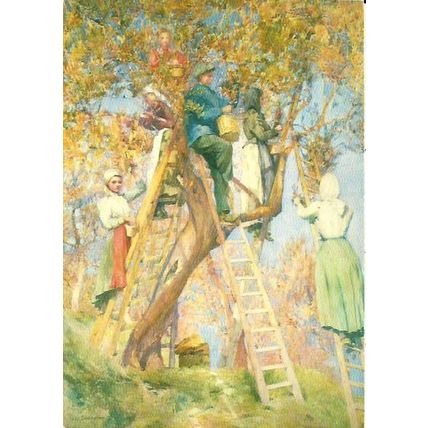 Art ADA SHRIPTON In The Orchard Postcard (Medici 1967)