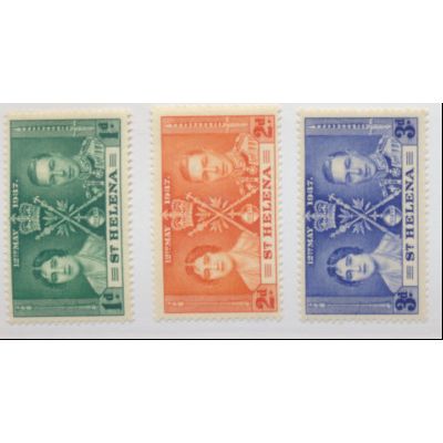 St. Helena Stamps Scott #115 To 117, Mint Never Hinged