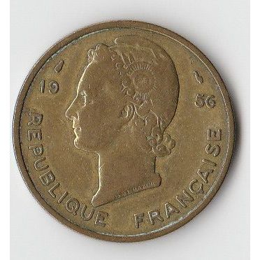 FRANCE COIN - 25 FRANCS 1956/VF