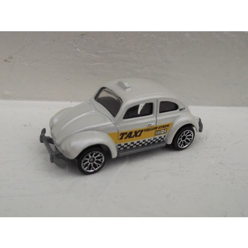 matchbox vw beetle (taxi) (white) good condition