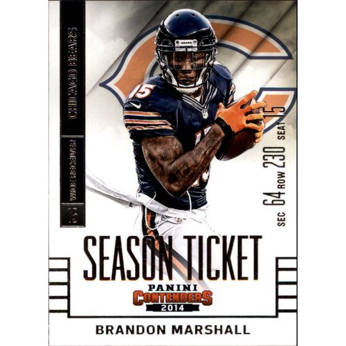 2014 Football Panini Contenders Brandon Marshall