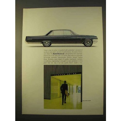 1963 Buick Electra 225 Car Ad - Man of Action
