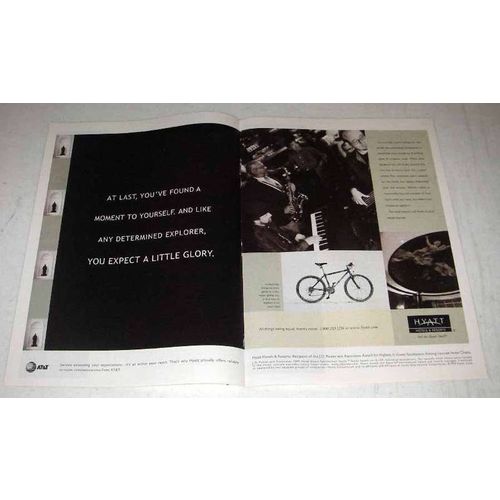 1999 Hyatt Hotels Ad - Found a Moment to Yourself