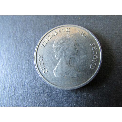 1981 QUEEN ELIZABETH II EAST CARIBBEAN STATES TWENTY FIVE CENTS FREE POST. R