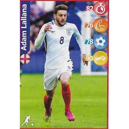 Panini's Kellogg's Football Superstar Stickers: England - Midfielder, Lallana