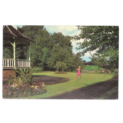 THE WALKS, KINGS LYNN, NORFOLK unused vintage postcard dated 1976 /